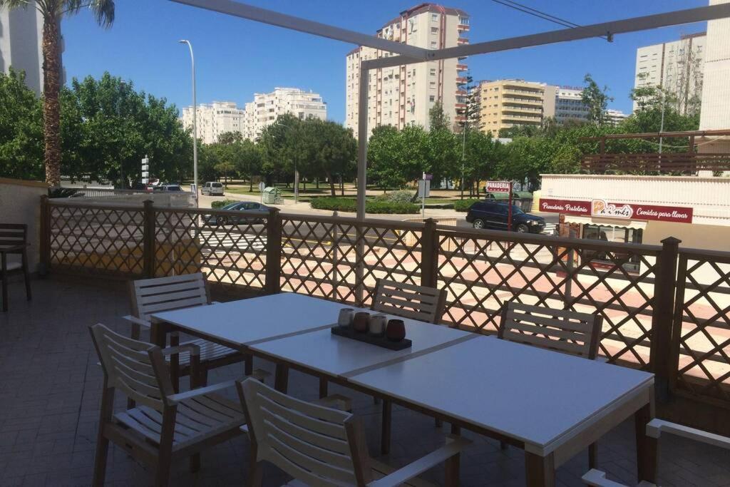 Playa de GandiaPlaya Gandia, Gran Terraza, Wifi, Piscina, Parkingアパートメント エクステリア 写真