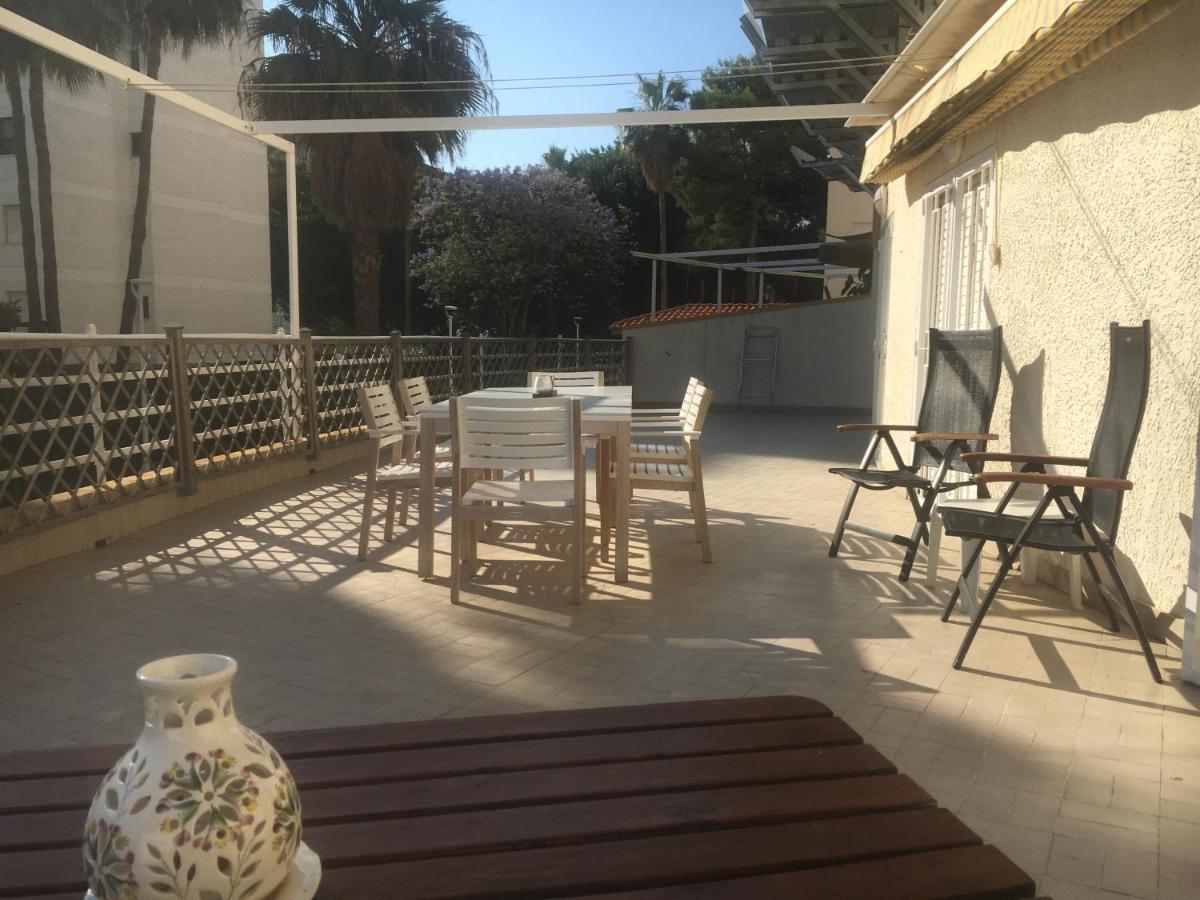 Playa de GandiaPlaya Gandia, Gran Terraza, Wifi, Piscina, Parkingアパートメント エクステリア 写真
