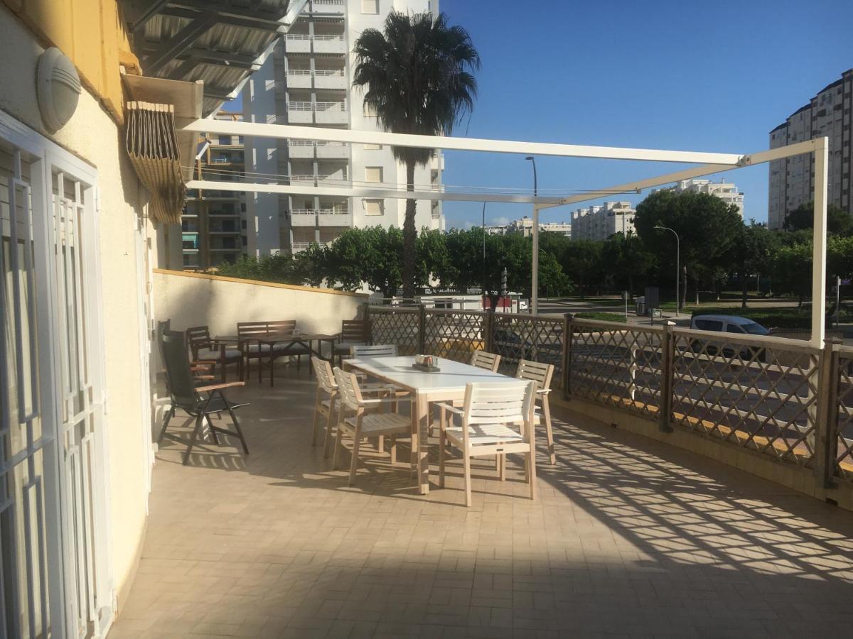 Playa de GandiaPlaya Gandia, Gran Terraza, Wifi, Piscina, Parkingアパートメント エクステリア 写真